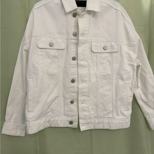 ASOS Oversized White Denim Jacket